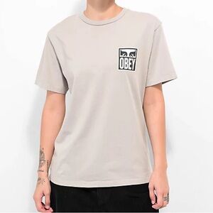 OBEY Unisex OBEY Purple Eyes Icon II Heavy Weight T-Shirt Size S
